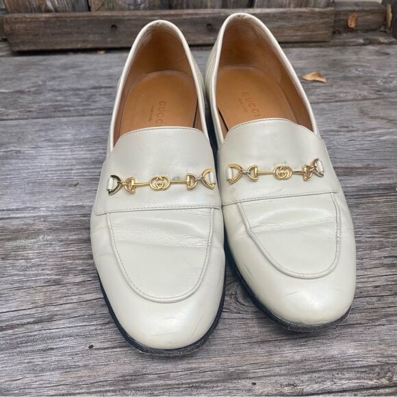 GUCCI Jakarta Calfskin Womens Interlocking G Horsebit Loafers size EU34 1/2 - Picture 14 of 14